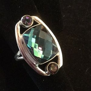 Mysterious Mystic Moonlight Topaz Ring